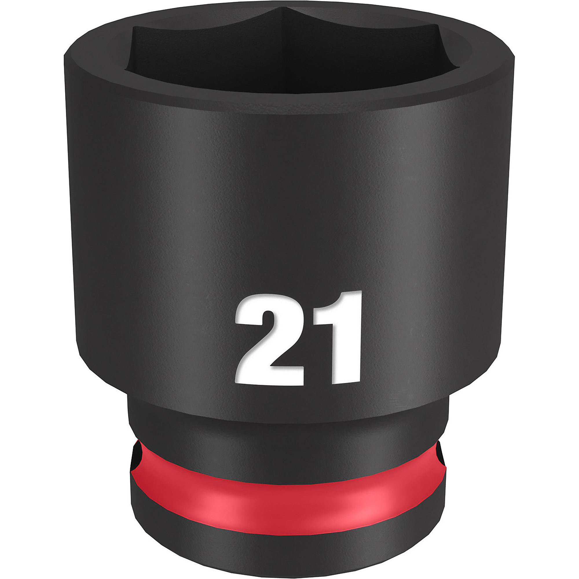 Milwaukee SHOCKWAVE™ Impact Duty™, 3/8in. Drive 21MM Standard 6 Point Socket, Socket Size Metric 21 mm, Drive Size 3/8 in, Model# 49-66-6144